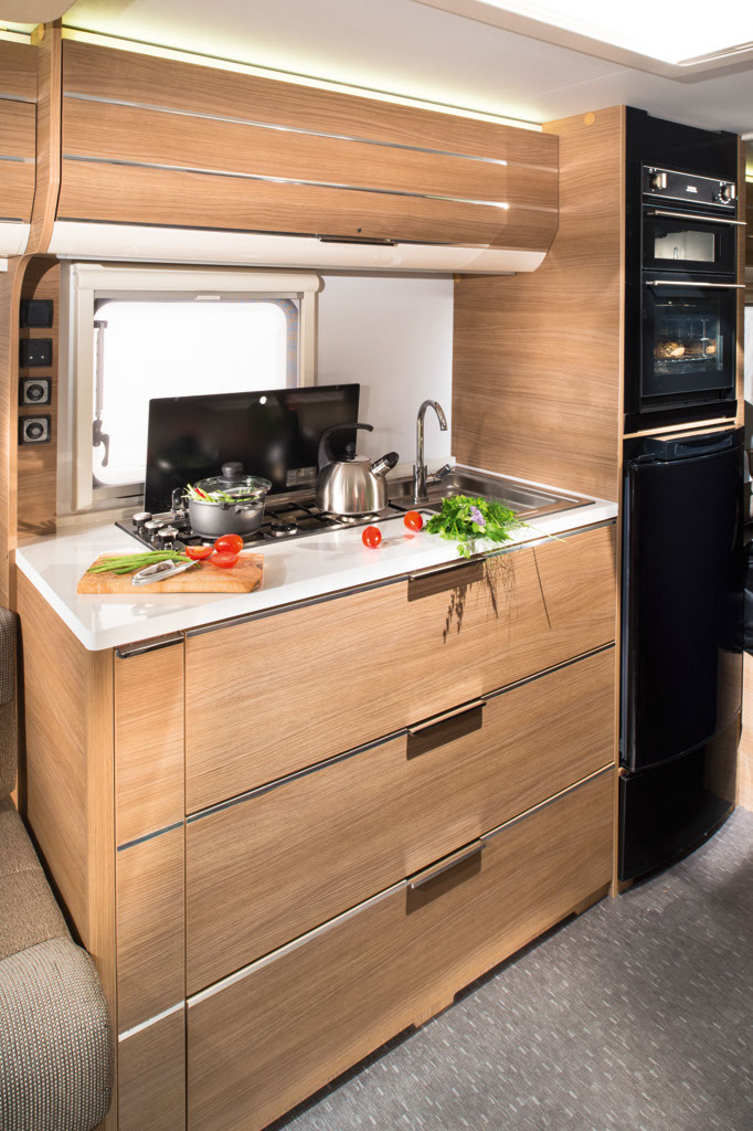 Kitchen in the Adria Adora Seine for 2014